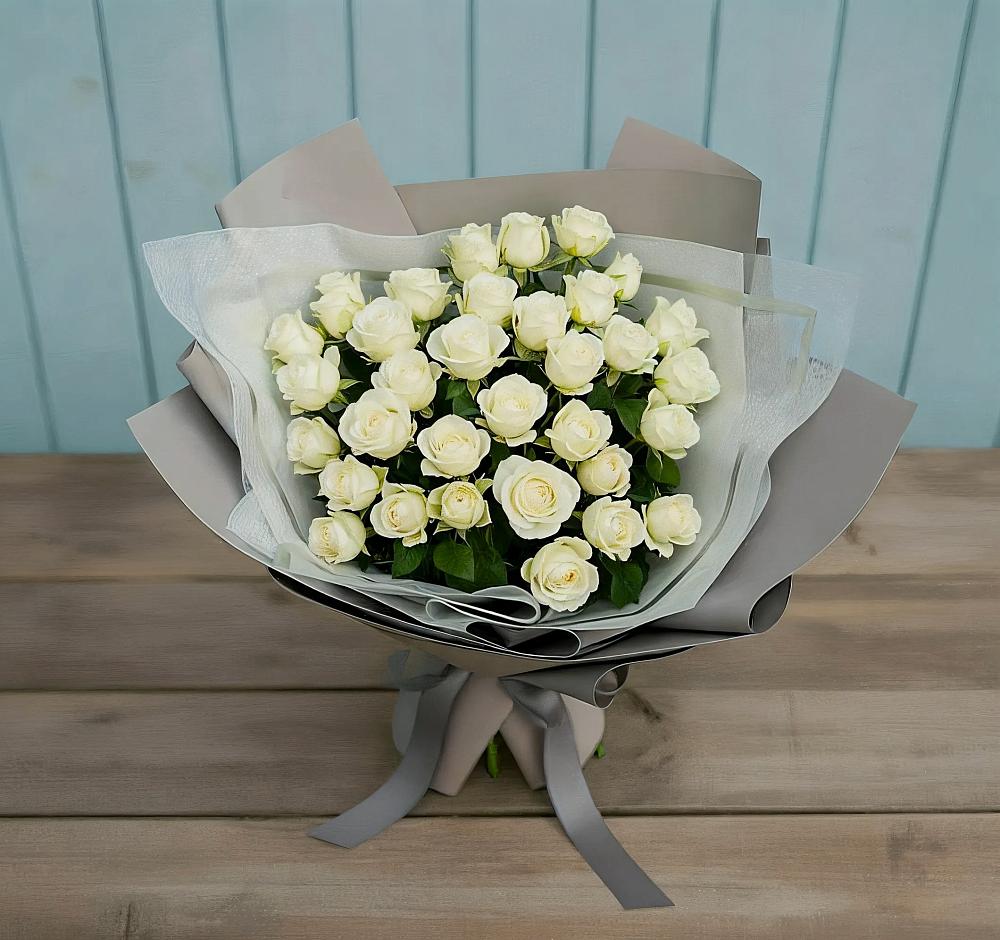 Букет Белоснежная нежность в Пионерском Республика Крым