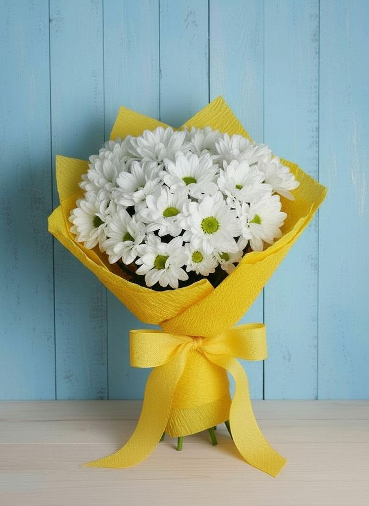 Букет цветов из: Хризантемы в Пионерском Республика Крым