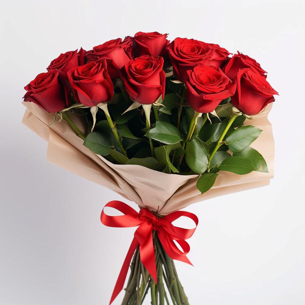 Букет 11 Красных роз Эдлесс Лав в Пионерском Республика Крым